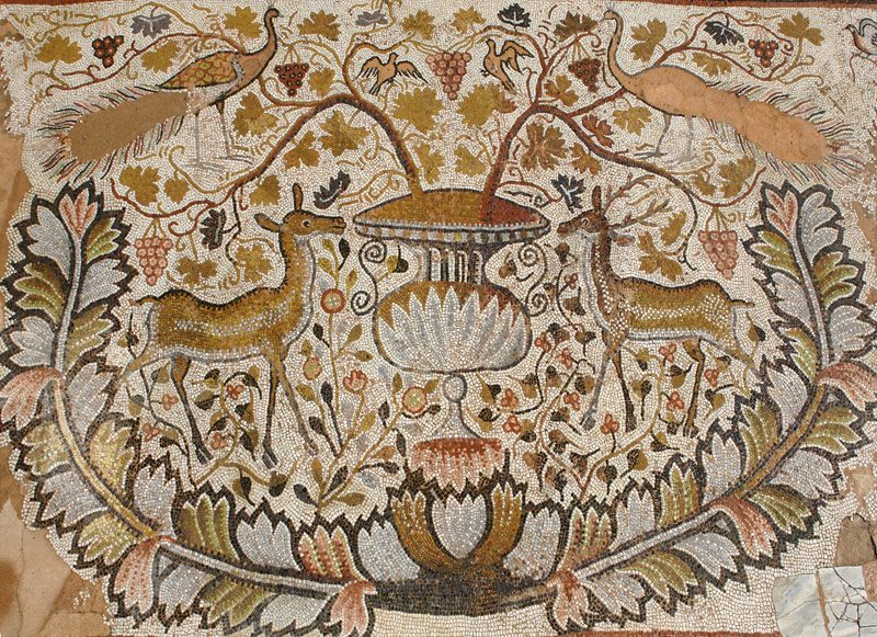 Mosaic Nartex - Large basilica - Heraclea Lyncestis - detail