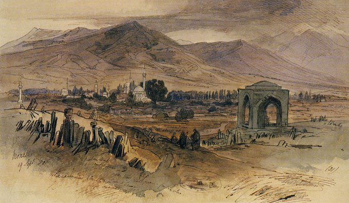 bitola monastir panorama 1848 edward lear