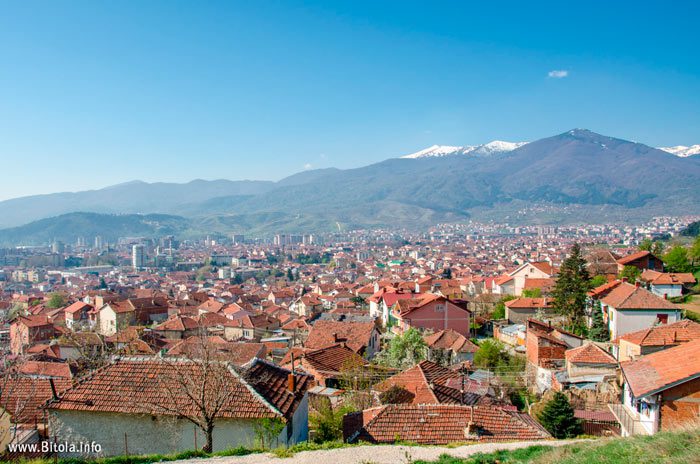 Panorama of Bitola from Krkardash - 40 Holy Martyrs Church, Bitola, Macedonia