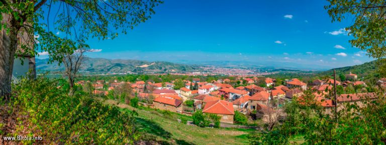 Brusnik village, Municipality of Bitola Macedonia - Panorama