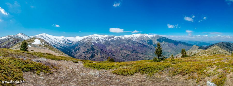 Pelister Peaks - view from Neolica Peak, Pelister National Park, Bitola Macedonia