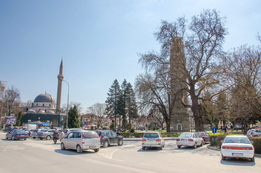 Саат-кулата и Јени џамија за време на Првата светска војна