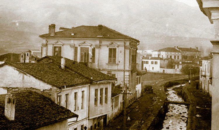 Реката Курдерес - Битола, фотографирано 1916/17 година
