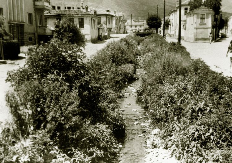 Реката Курдерес - Битола, фотографирано 1974/75 г
