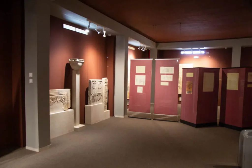 Fragments from the basilica on St. Achillius Island in Prespa