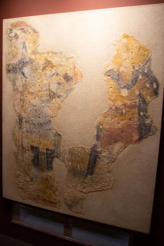Fragments from the basilica on St. Achillius Island in Prespa
